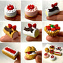 383471 Iwako French Pastry Eraser Card