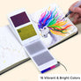 Original Colorsheets - 16 Handmade Watercolors