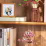 Modern Wooden Puzzle: Sakura Bonsai