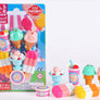 382921 Iwako Ice Cream Shop Eraser Card