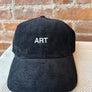 “ART” Corduroy Adjustable Cotton Dad Hat Baseball Cap
