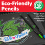 Super Soft Black Edition Colored Pencils, Gift Tin of 12