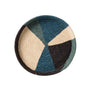 Cool Color Blocked Raffia Tray