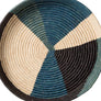 Cool Color Blocked Raffia Tray