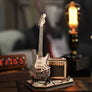 3D Laser Cut Wooden Puzzle: Electric Guitar