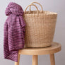 Casper Wine Block Printed Scarf