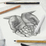 Charcoal Sketch Set for Drawing
