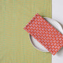 Daisy Brick Wine Block Printed Napkins - set of 4