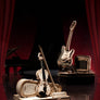 3D Laser Cut Wooden Puzzle: Electric Guitar