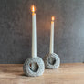 Silhouette Stone Candleholder