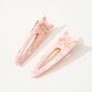 Colorful Pointed Cat Face Barrette Hair Clip (Set of 2)