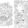 A Million Baby Animals Coloring Book by Lulu Mayo