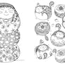 A Million Cats Coloring Book