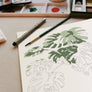 Tropical Plants Paint-By-Numbers kit