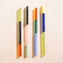 Individual Handmade Multicolor Glass Straws | Random Colors!