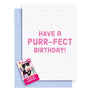 Purr-fect Cat Birthday Greeting Card Puzzle