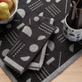 Danica Studio Domino Woven Cotton Jacquard Napkins Set of 4