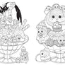 A Million Baby Animals Coloring Book by Lulu Mayo