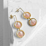 Petite Ariel Earrings - Pinks and Purples