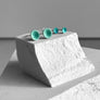 Tiffany Blue Color Dot Earrings