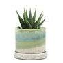 Minute Handmade Ceramic Planter Indoors Pot With Saucer
