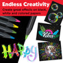 Super Soft Black Edition Colored Pencils, Neon & Pastel 12Ct