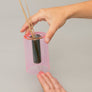 Reversible Glass Vase - Small: Peach/Cobalt
