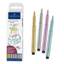 Pitt Artist Pen, Metallic - Wallet of 4