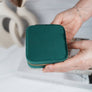 Square Velvet Jewelry Box - Jewelry Organizer Travel Case