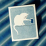 Water Glass - Risograph Card