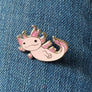 Axolotl Pin, Fantasy Gift, Stocking Stuffer