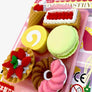 383471 Iwako French Pastry Eraser Card