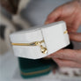 Square Velvet Jewelry Box - Jewelry Organizer Travel Case
