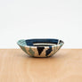 Coastal Woven Bowl - 6" Silver Blue Biko
