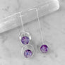 Callisto Earrings--Pinks and Purples