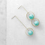 Callisto Earrings--Blues