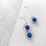 Callisto Earrings--Blues
