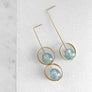 Callisto Earrings--Blues