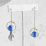 Callisto Earrings--Blues