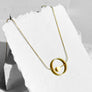Circle and Dot Necklace