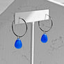 Drop Hoop Earrings