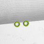 Double Circle Color Pop Earrings