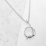 Long Cursive Necklace