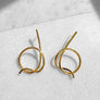 Large Cursive Earrings