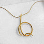 Long Cursive Necklace