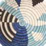 Coastal Woven Bowl - 6" Silver Blue Biko