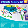 Neon Glow Pottery Studio Craft Kit for Kids