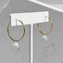 Drop Hoop Earrings