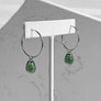 Drop Hoop Earrings