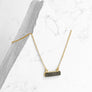 Druzy Bar Necklace